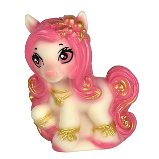 Новогодняя лошадка розовая - купить оптом