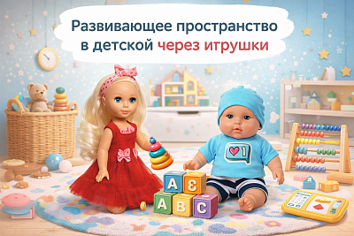 Как создать развивающее пространство в детской с помощью игрушек?
