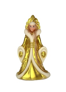 Игрушка фигурка Снегурочка в золотом наряде. Весна. ПВХ. 22 см.  - купить оптом