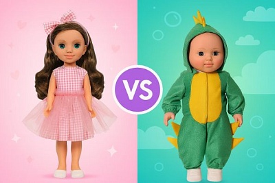 Сравнение пупсов и кукол: что лучше подарить малышу