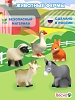 Животные фермы. Набор из 5 игрушек. ПВХ. Весна. - купить оптом