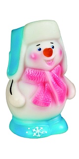 Снеговик в шапке Весна Игрушка пластмассовая. Фигурка из ПВХ  - купить оптом