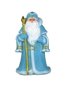 Игрушка фигурка Дед Мороз в синем наряде. Весна. ПВХ. 23 см.  - купить оптом