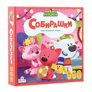Развивающая настольная игра Ми-ми-мишки. Собирашки. Весна (3+)  - купить оптом