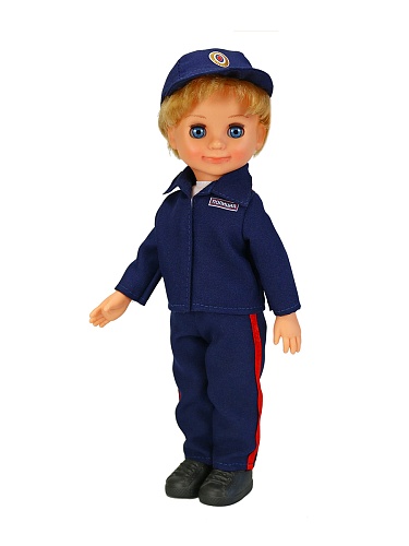 Кукла Мальчик в форме Полицейского. Профи. Весна. 30 см.