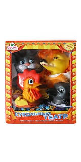 Кукольный театр 4 персонажа с ширмой №3. Весна Фигурки из ПВХ в наборе - купить оптом